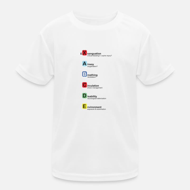 xABCDE english version Kinder Funktions-T-Shirt