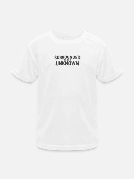 Surrounded by the Unknown - Kids Functional T-Shirt - white - Front