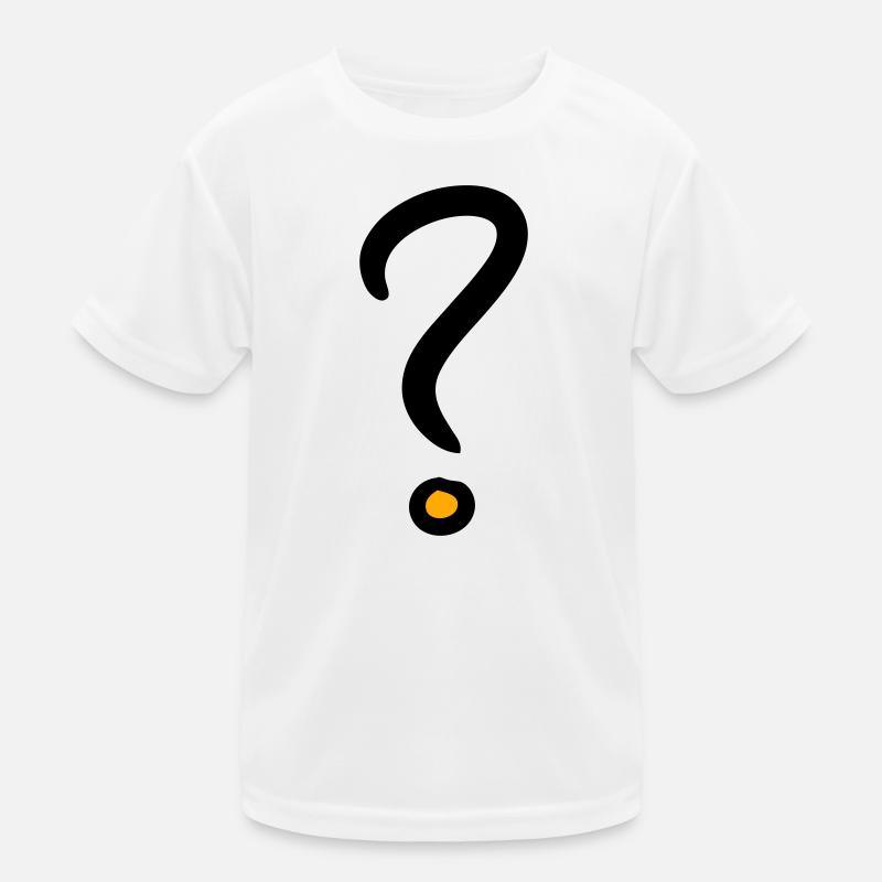 Fragezeichen Symbol, Satzzeichen Vektor-Zeichnung Kinder Funktions-T-Shirt