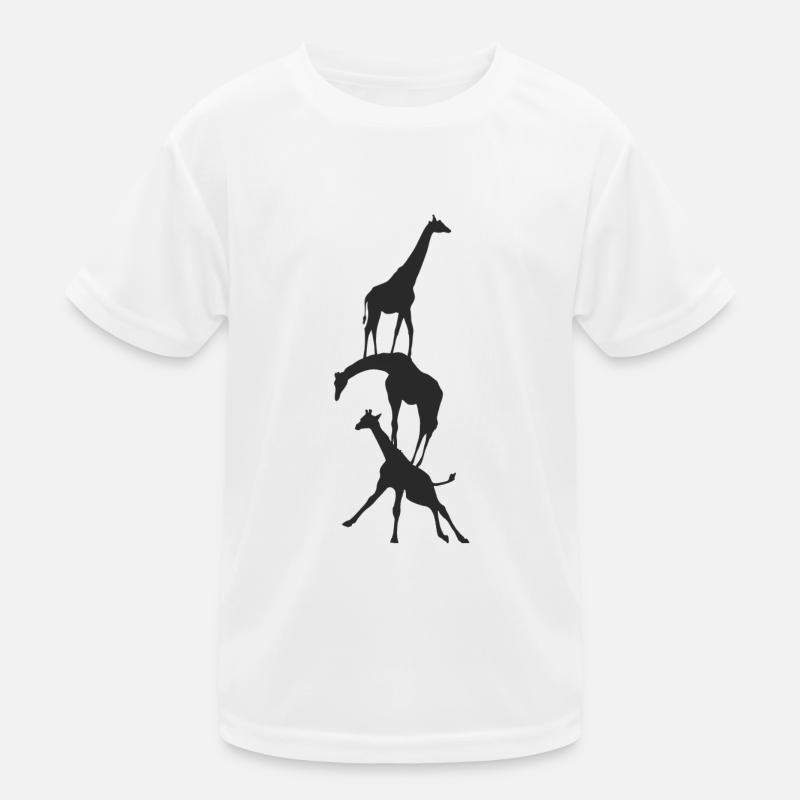Giraffe Kinder Funktions-T-Shirt