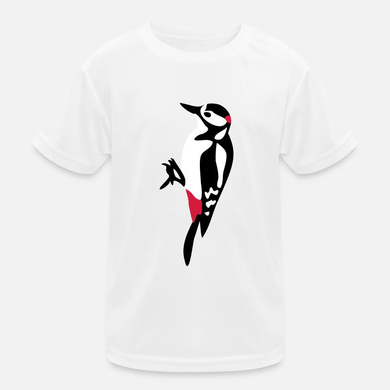 Buntspecht Kinder Funktions-T-Shirt