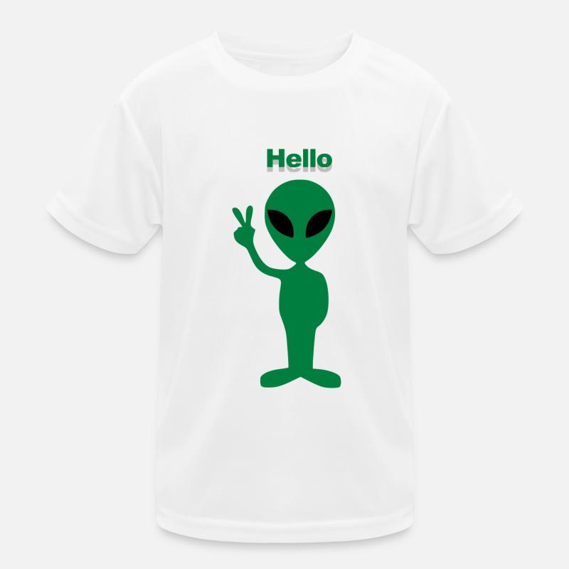 Hello Alien Kids Functional T-Shirt