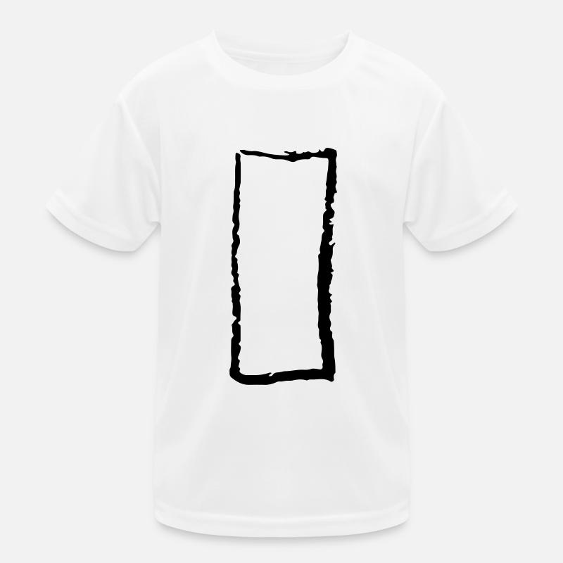 Rechteck Kinder Funktions-T-Shirt