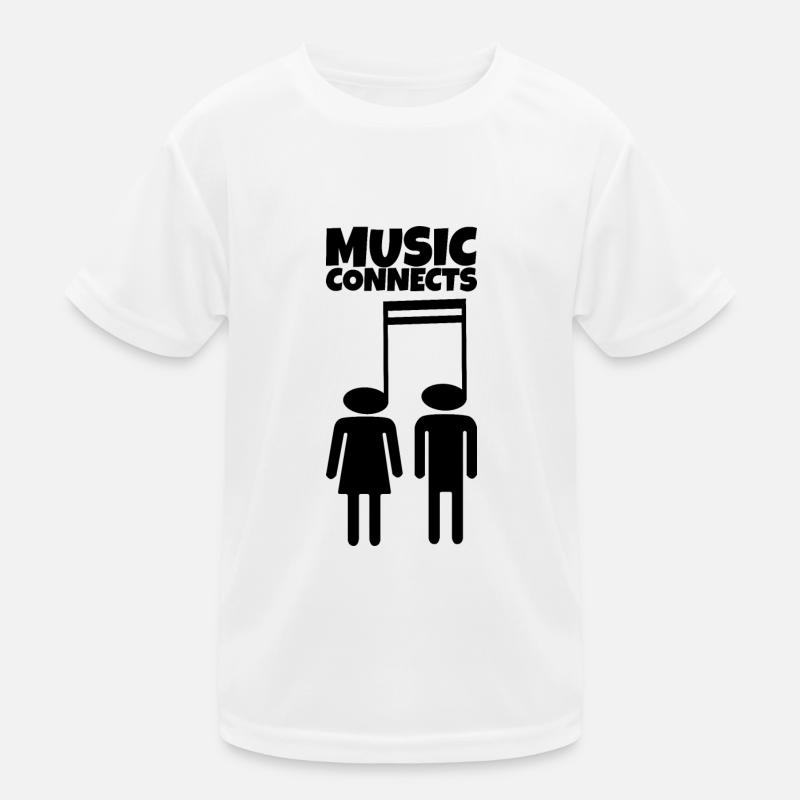 La musique se connecte T-shirt sport Enfant