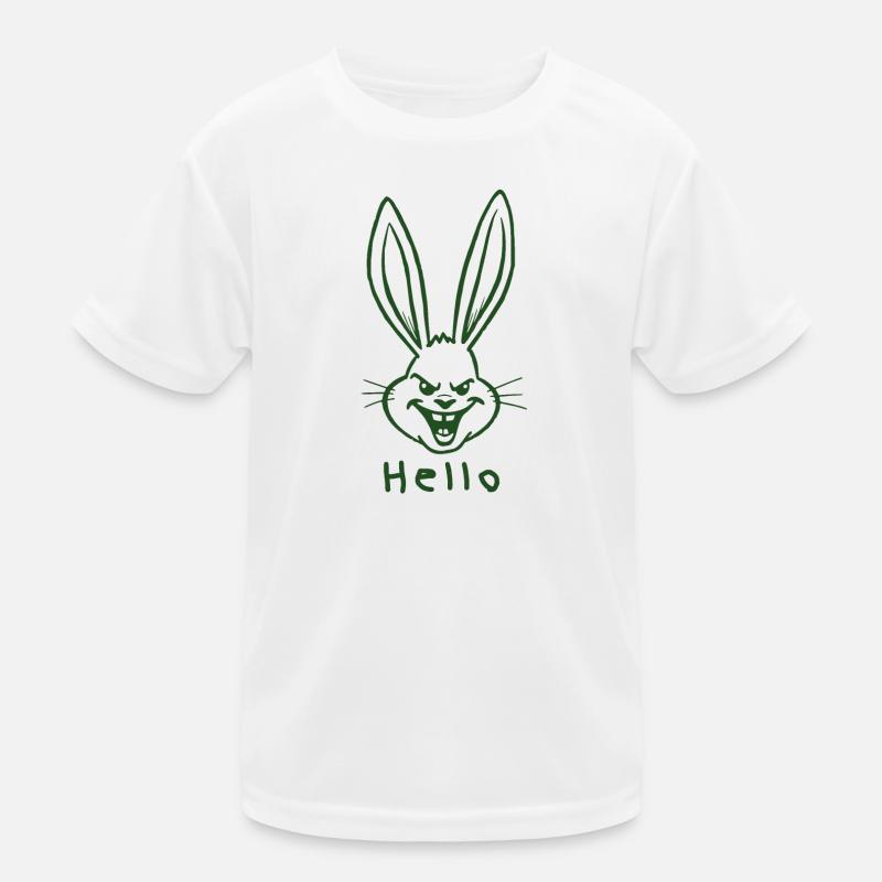 Hello Kinder Funktions-T-Shirt