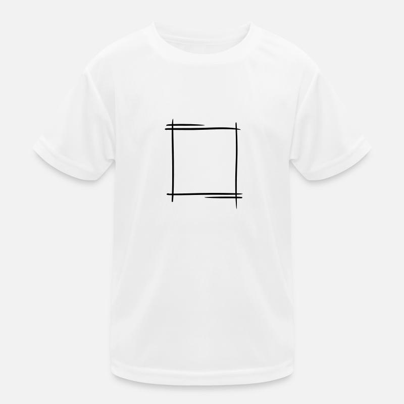 Dekorativer Rahmen. Banner / Bilderrahmen. Kinder Funktions-T-Shirt