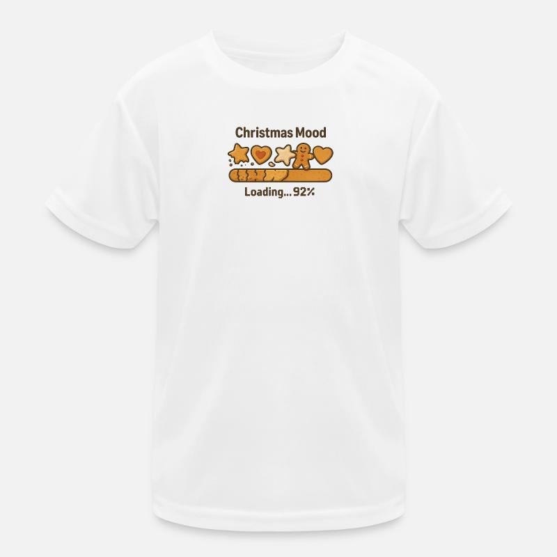 Weihnachtslaune Plätzchen Loading Kinder Funktions-T-Shirt