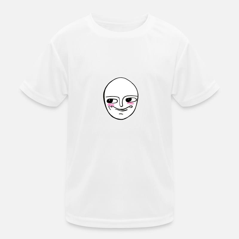 Cara estúpida Camiseta funcional para niños
