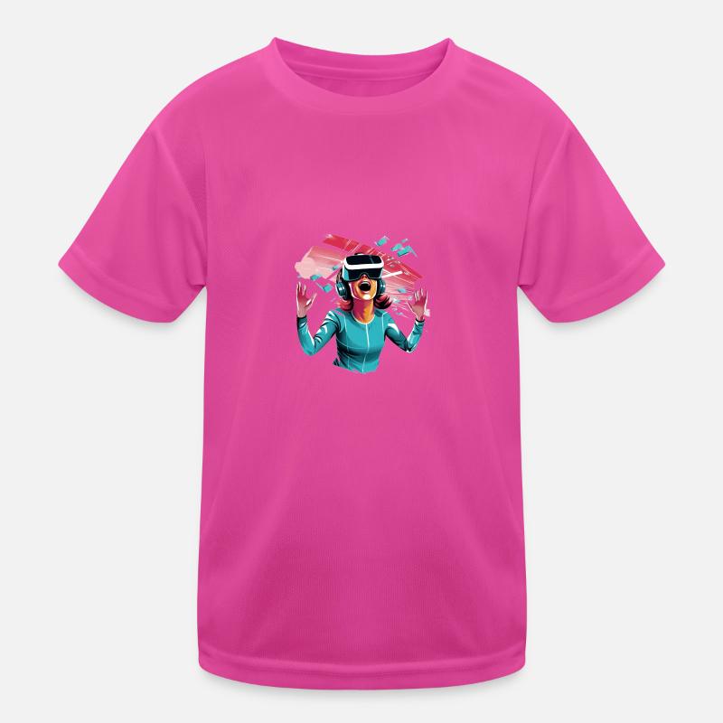 Virtual worlds Kids Functional T-Shirt