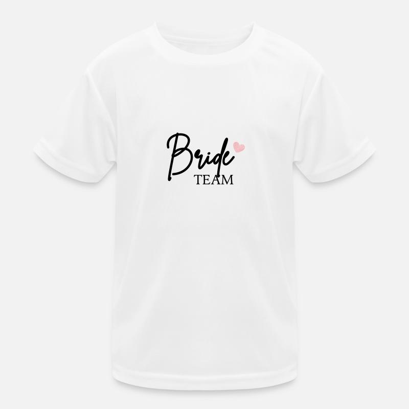 Team Bride Kinder Funktions-T-Shirt