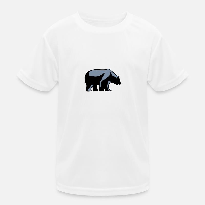 bear_2c Kinder Funktions-T-Shirt
