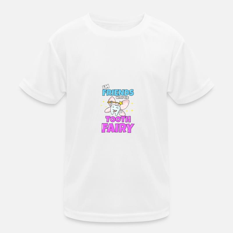Dentiste Assistant dentaire Fée des dents I Cadeau T-shirt sport Enfant