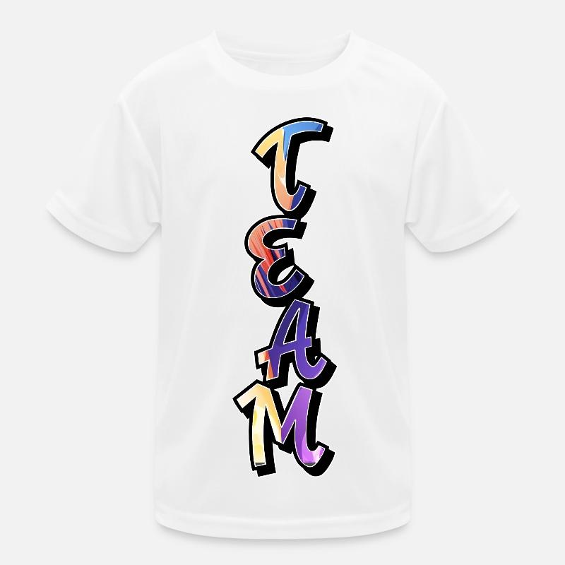 Team Kinder Funktions-T-Shirt