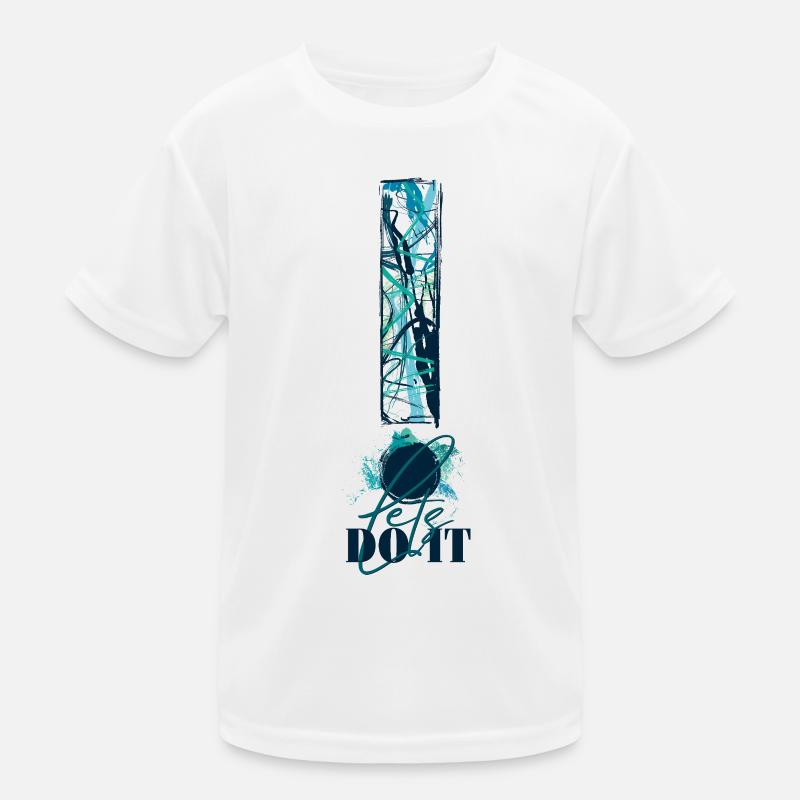 Let's Do It! Motivation! Einfach machen! Nur Mut! Kinder Funktions-T-Shirt