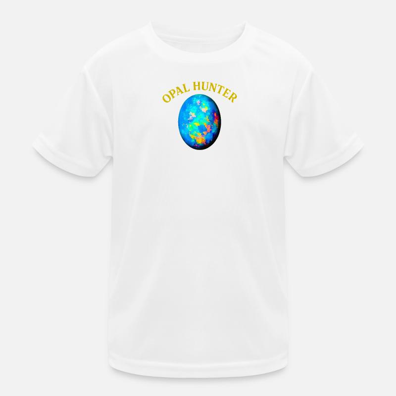 Opal Hunter: Colorful Egg Print Kids Functional T-Shirt