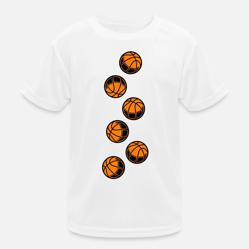 Basketball Icon Kids Functional T-Shirt