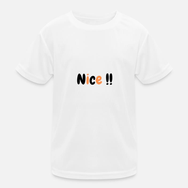 Nice!! Kids Functional T-Shirt
