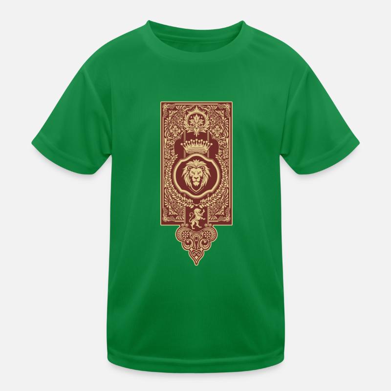 Blason École de magie lion T-shirt sport Enfant