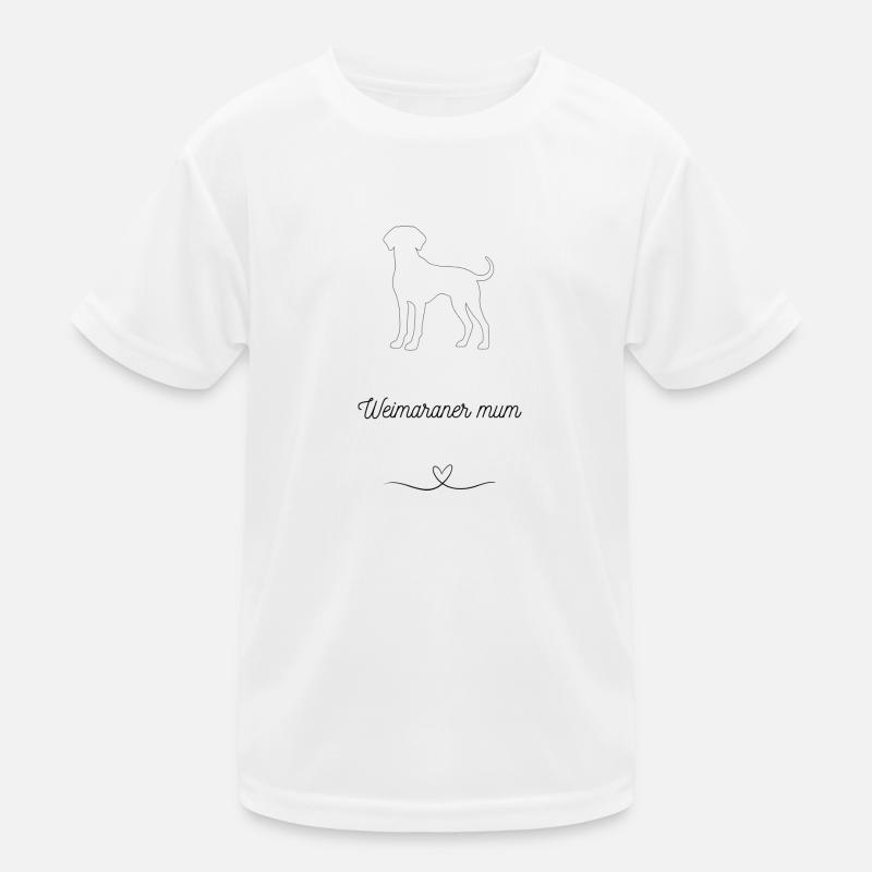 Maman braque de weimar T-shirt sport Enfant