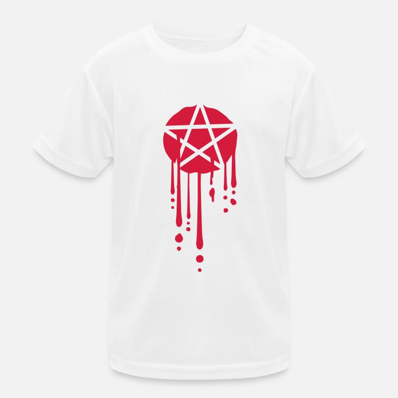 Logo Bloody Pentagram Kids Functional T-Shirt