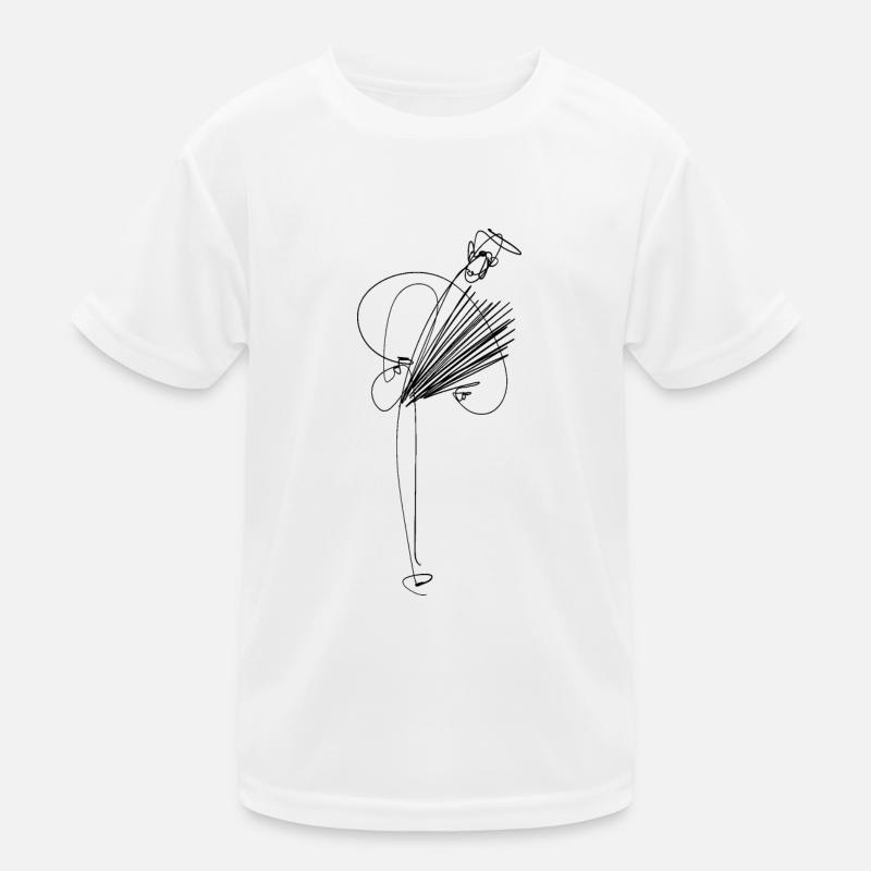 Akkordeon Kinder Funktions-T-Shirt