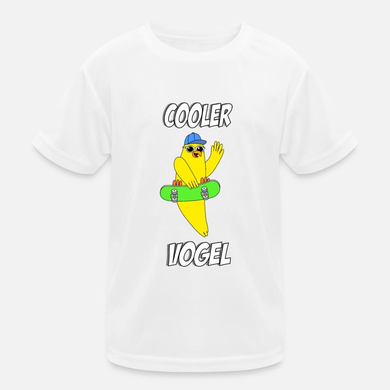 Cooler Vogel Kinder Funktions-T-Shirt