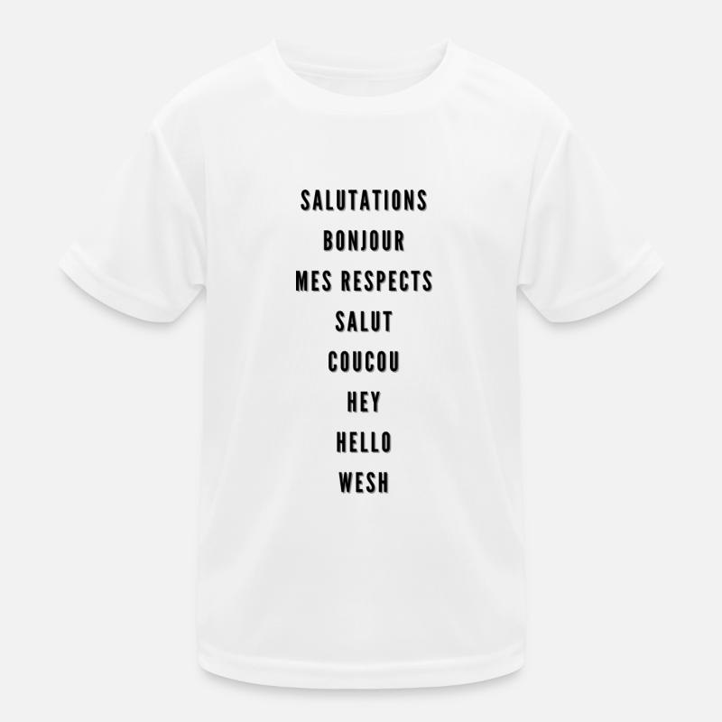 Greetings over time Kids Functional T-Shirt