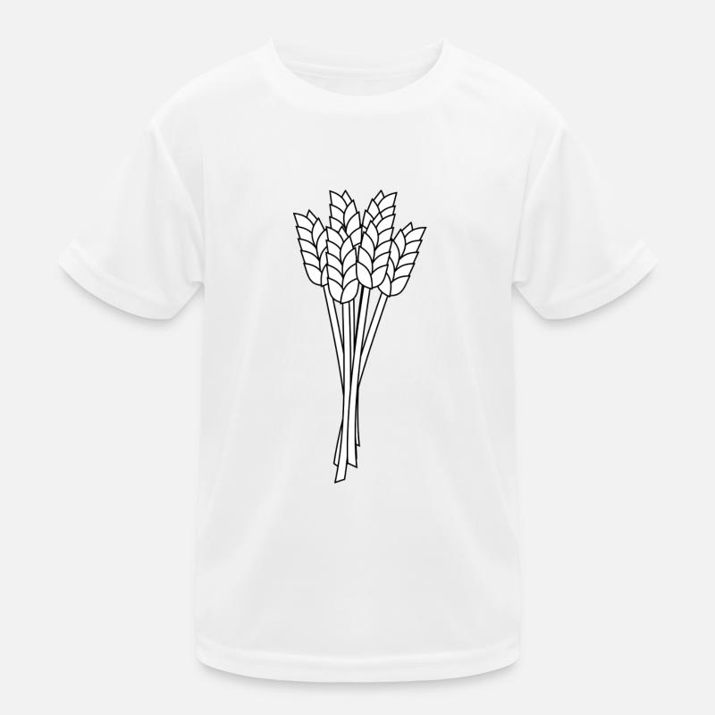 getreide corn cereal wheat weizen veggie gemuese v Kinder Funktions-T-Shirt