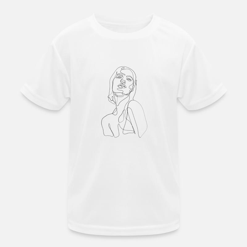 Silhouette female T-shirt sport Enfant