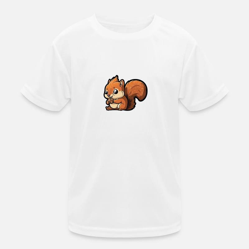 niedliches Eichhörnchen Kinder Funktions-T-Shirt