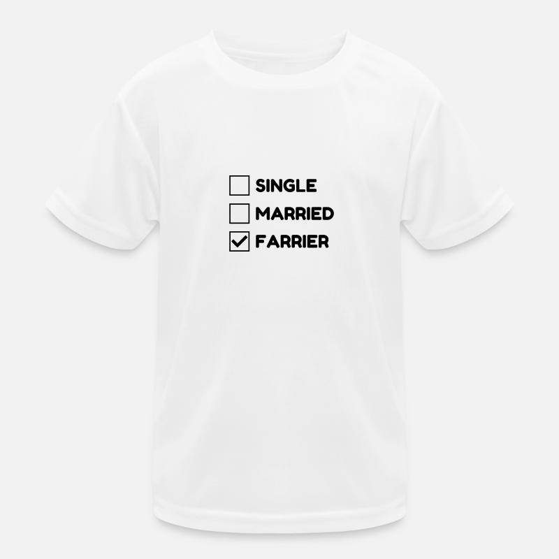 Farrier Hufschmied Maréchal Ferrant Blacksmith Kids Functional T-Shirt