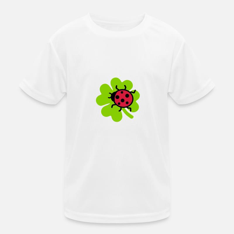 Marienkäfer Kinder Funktions-T-Shirt