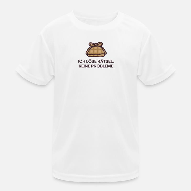 I solve puzzles, no problems Kids Functional T-Shirt