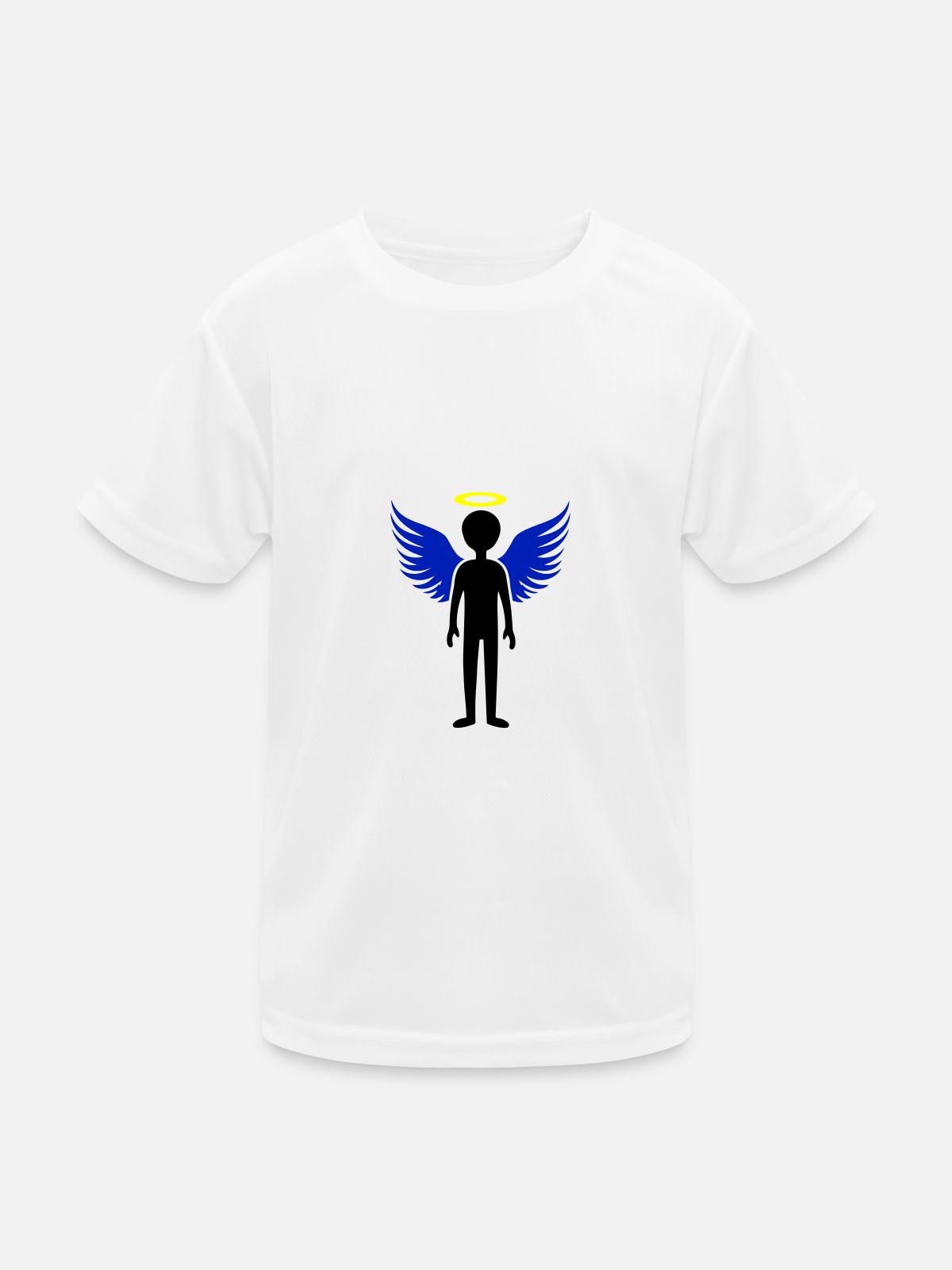 Angel Wings - Kids Functional T-Shirt - white - Front