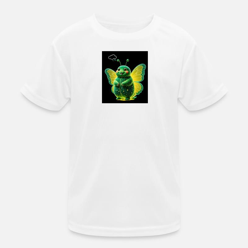 Grünleuchter Schmetterling  Kinder Funktions-T-Shirt
