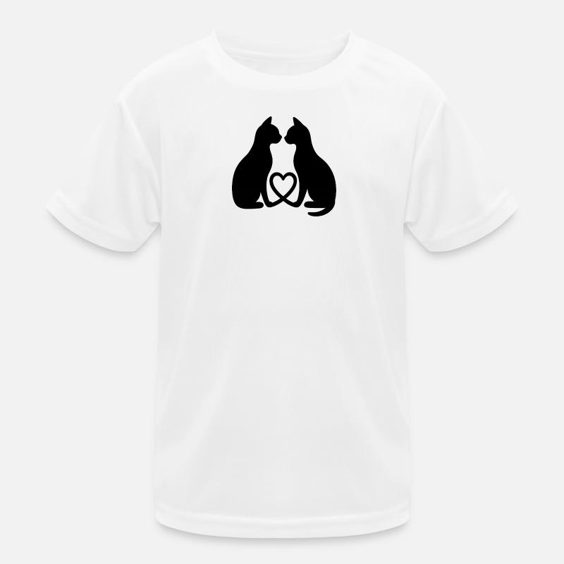 Amour des chats T-shirt sport Enfant