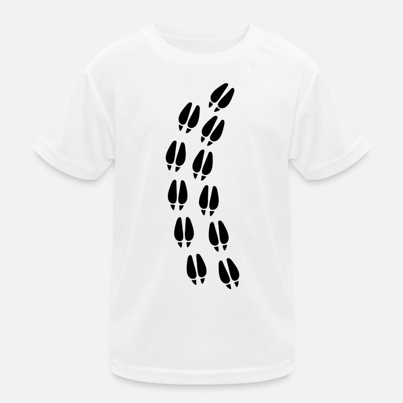Deer hoof print Kids Functional T-Shirt