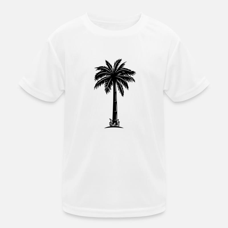 palme silhouette Kinder Funktions-T-Shirt
