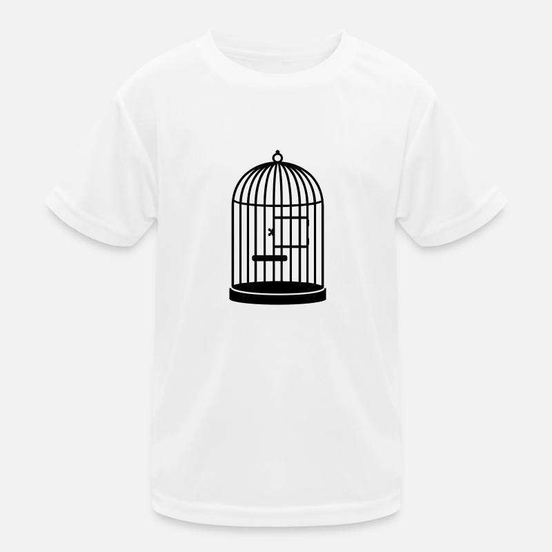 Leerer Käfig / empty cage (, 1c) Kinder Funktions-T-Shirt