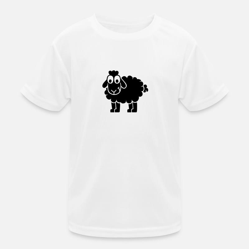 Schaf Kinder Funktions-T-Shirt