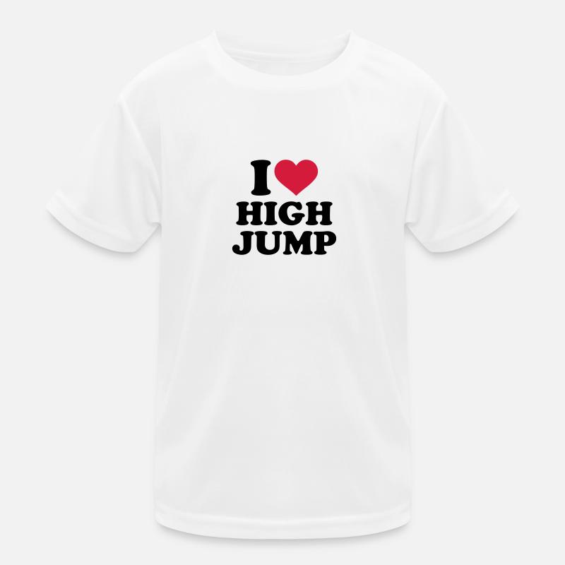Hochsprung Kinder Funktions-T-Shirt