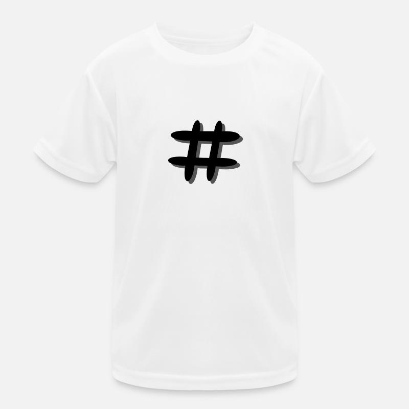 Hashtag T-shirt sport Enfant
