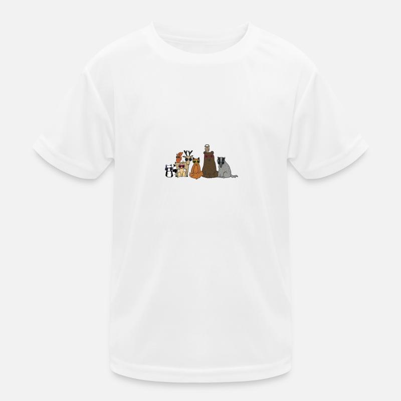 Die coolsten Waldtiere Kinder Funktions-T-Shirt
