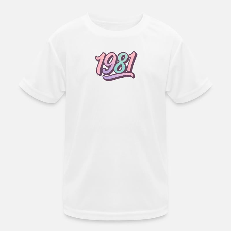 1981 – Édition Pastel Rétro T-shirt sport Enfant