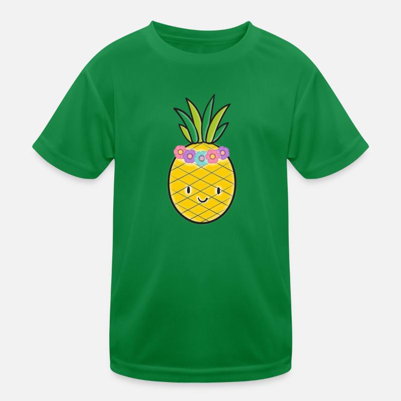 Ananas Kinder Funktions-T-Shirt
