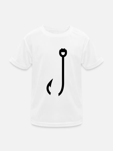 Hook - Kinder Funktions-T-Shirt - Weiß