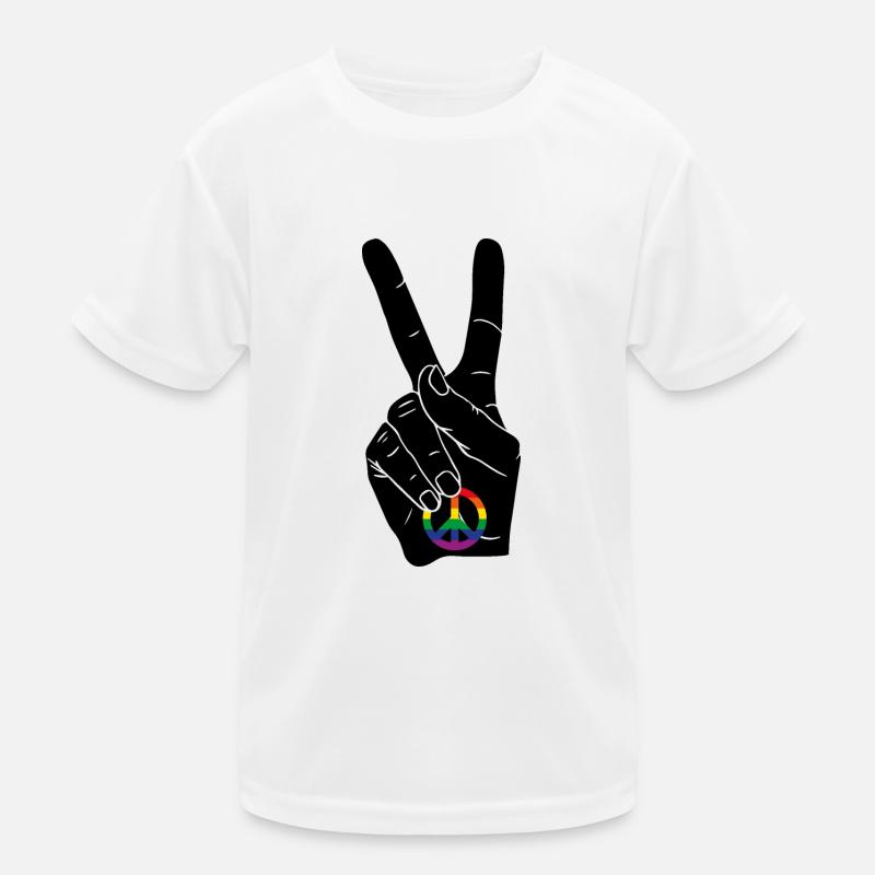 PEACE PEACE LABEL ARC-EN-CIEL CSD T-shirt sport Enfant