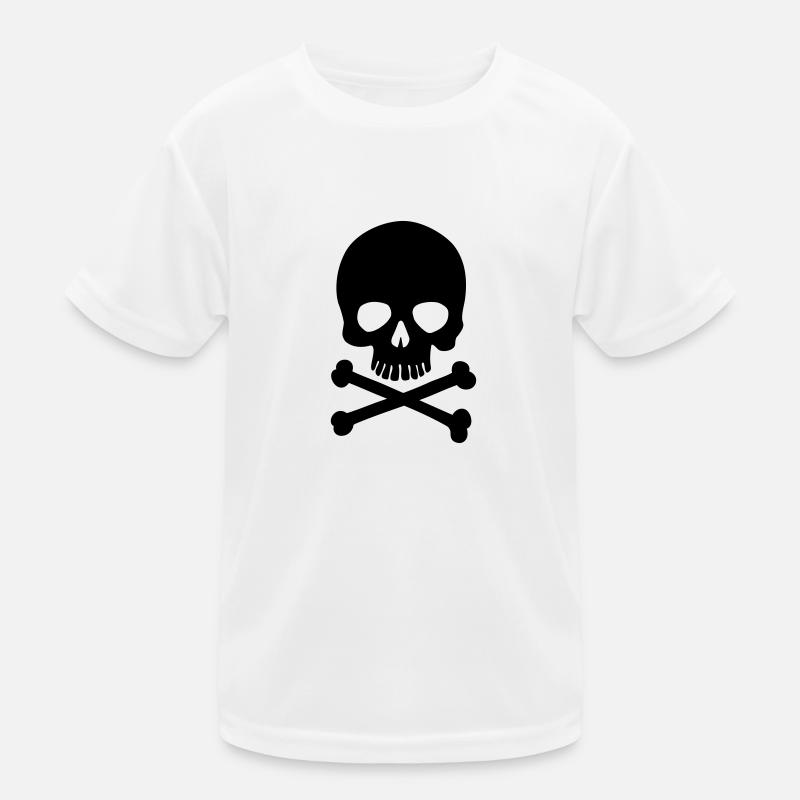 Pirate Skull - Trendy & Cool Skull Kinder Funktions-T-Shirt