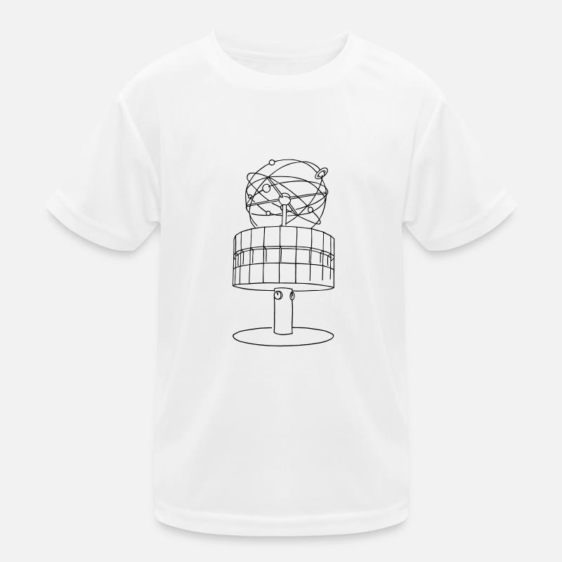 World time clock Berlin Kids Functional T-Shirt
