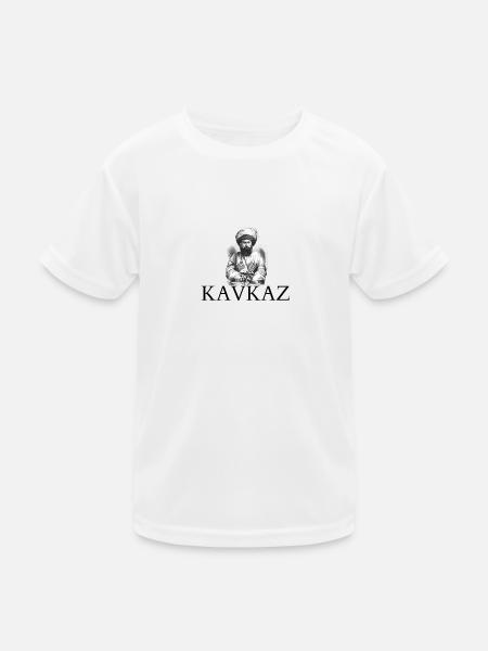 KAVKAZ - Kinder Funktions-T-Shirt - Weiß